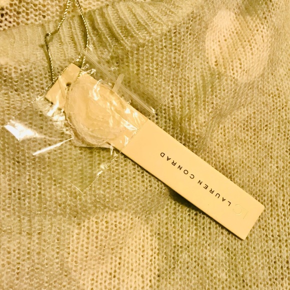 Lauren Conrad Circle Print Scoopneck Knit Ethereal Sweater (Antique Romance) - Picture 6 of 6